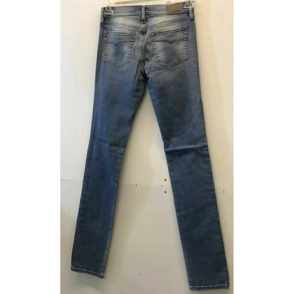 Diesel Womens Blue Denim RS018 Slim Straight Regular Jeans Size 25 26 27 - Picture 9 of 11